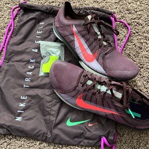 New Nike Air Zoom Victory 2 x Faith Kipyegon Track Spikes Mens Size 12